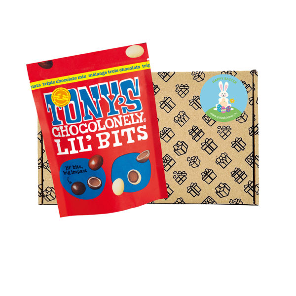 Tony's Chocolonely Lil' Bits triple chocolate mix brievenbus paasgeschenk